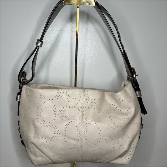 Coach Handbags - Coach Cream Leather Soho Shoulder  Crossbody Bag EUC